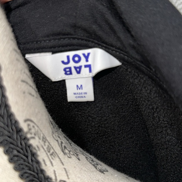JoyLab Women’s Black Teddy Zip up fleece size medium like new - Picture 3 of 5